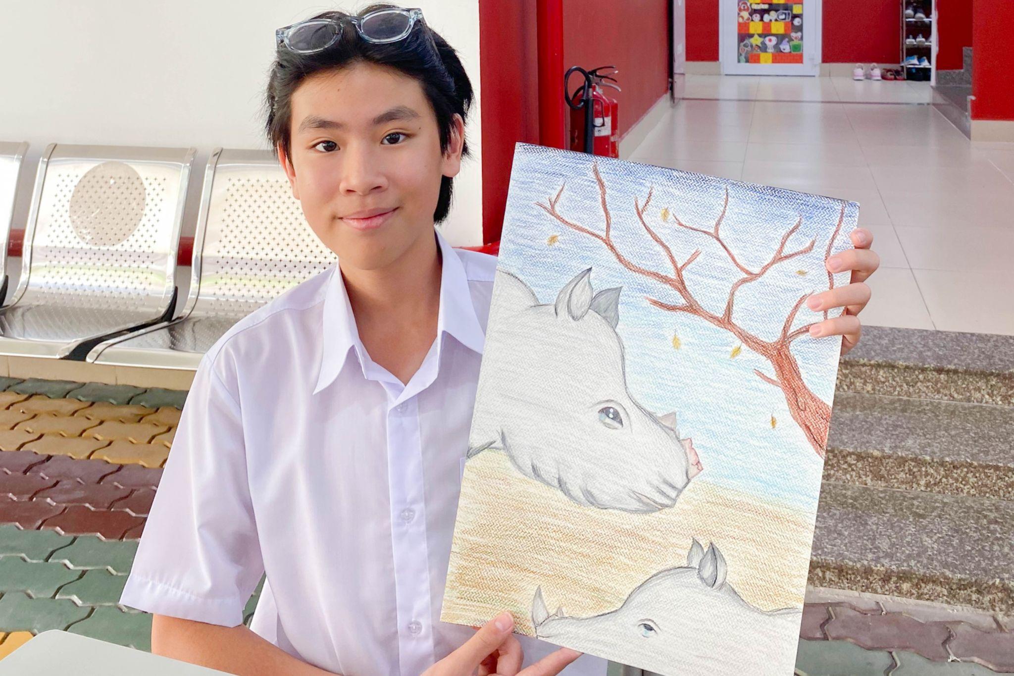 Cùng học sinh Asian School lan tỏa thông điệp bảo vệ tê giác