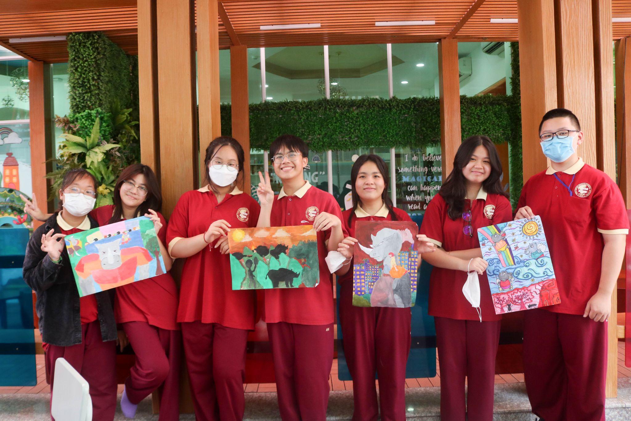 Cùng học sinh Asian School lan tỏa thông điệp bảo vệ tê giác
