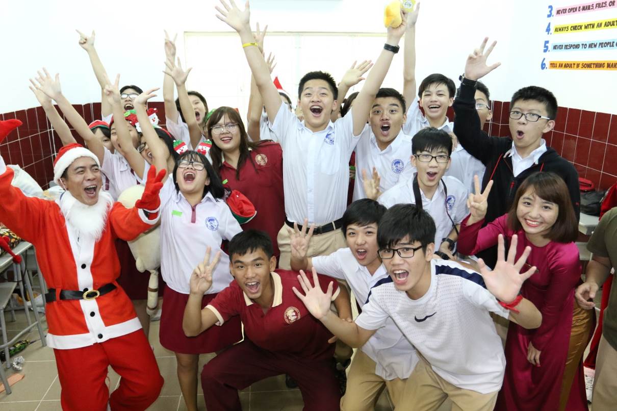 Học sinh Asian School náo nức đón Giáng sinh và năm mới 2016