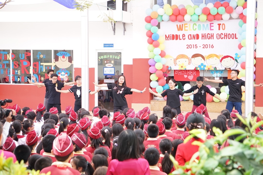 Chùm ảnh: Ngày hội tham quan bậc Trung học AHS của học sinh lớp 5 IPS