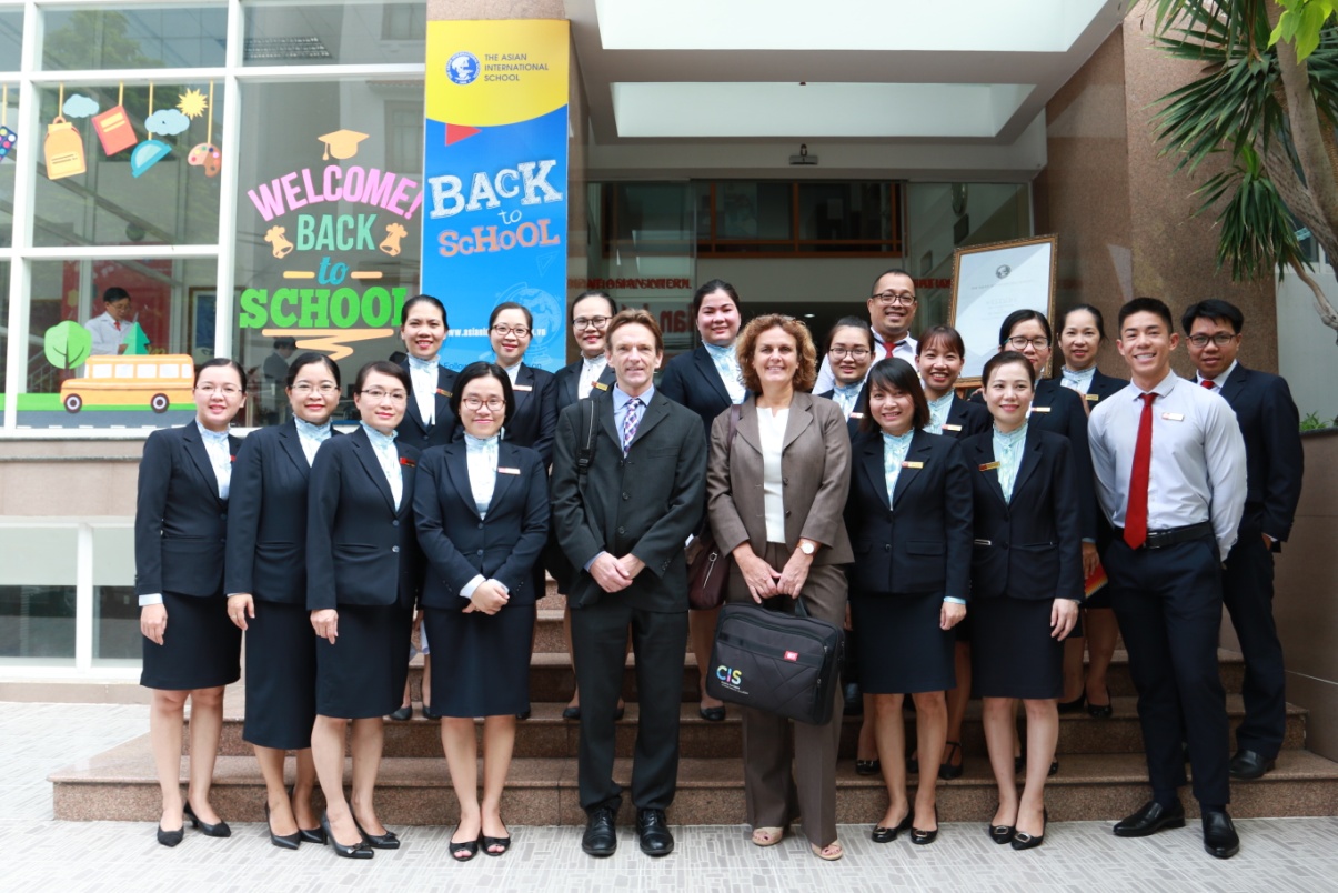 The Asian International School welcomed CIS representatives to visit the school in 2018-2019