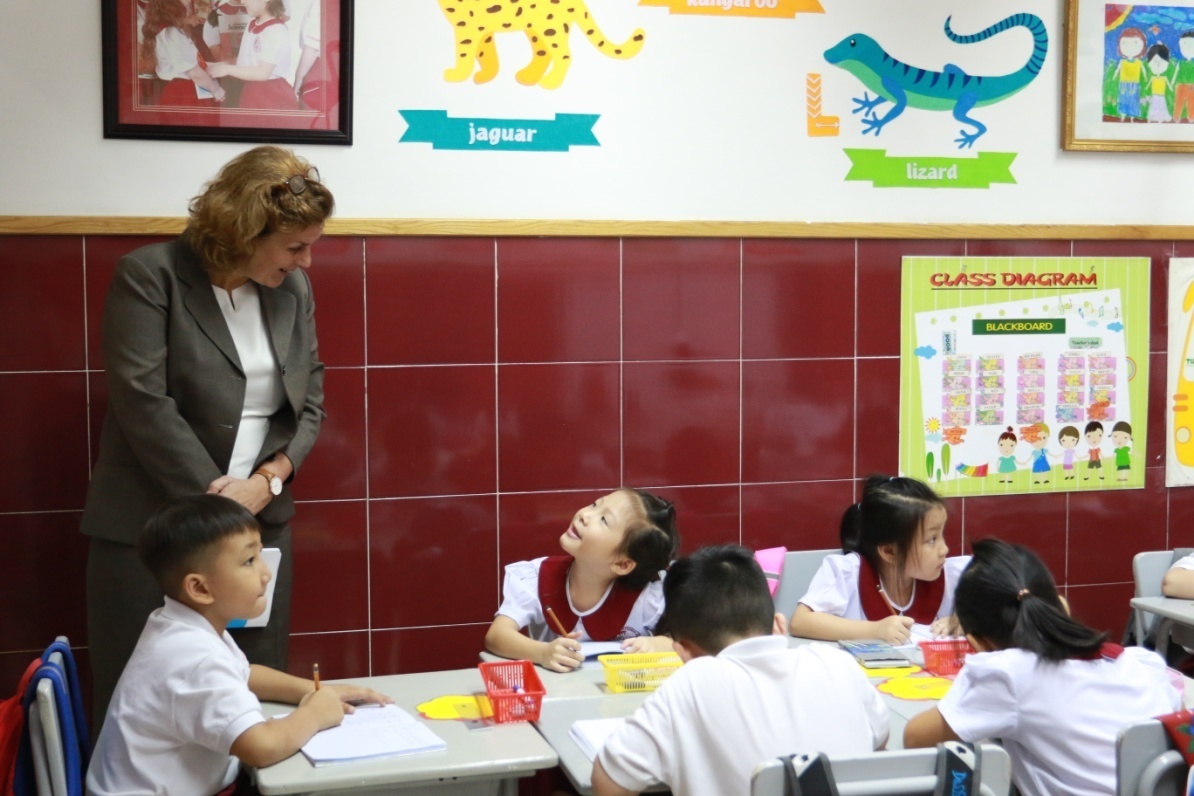 The Asian International School welcomed CIS representatives to visit the school in 2018-2019