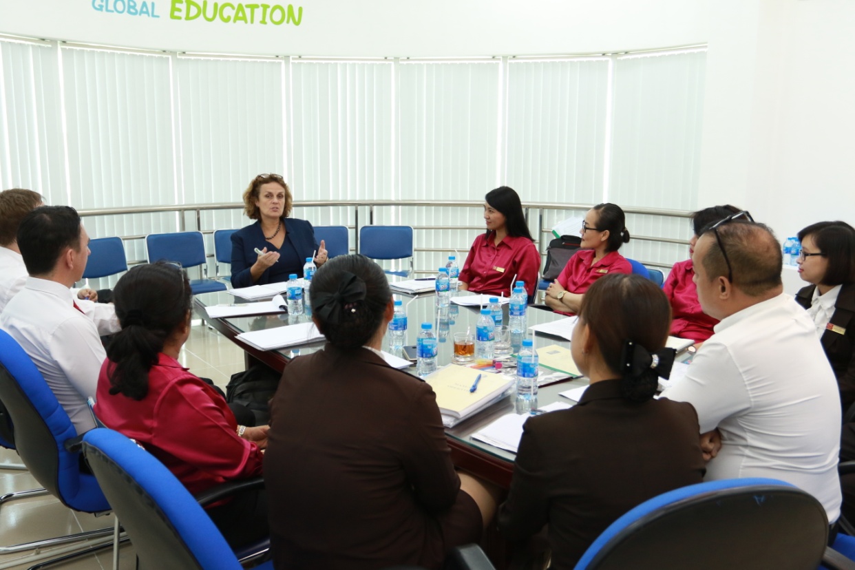 The Asian International School welcomed CIS representatives to visit the school in 2018-2019