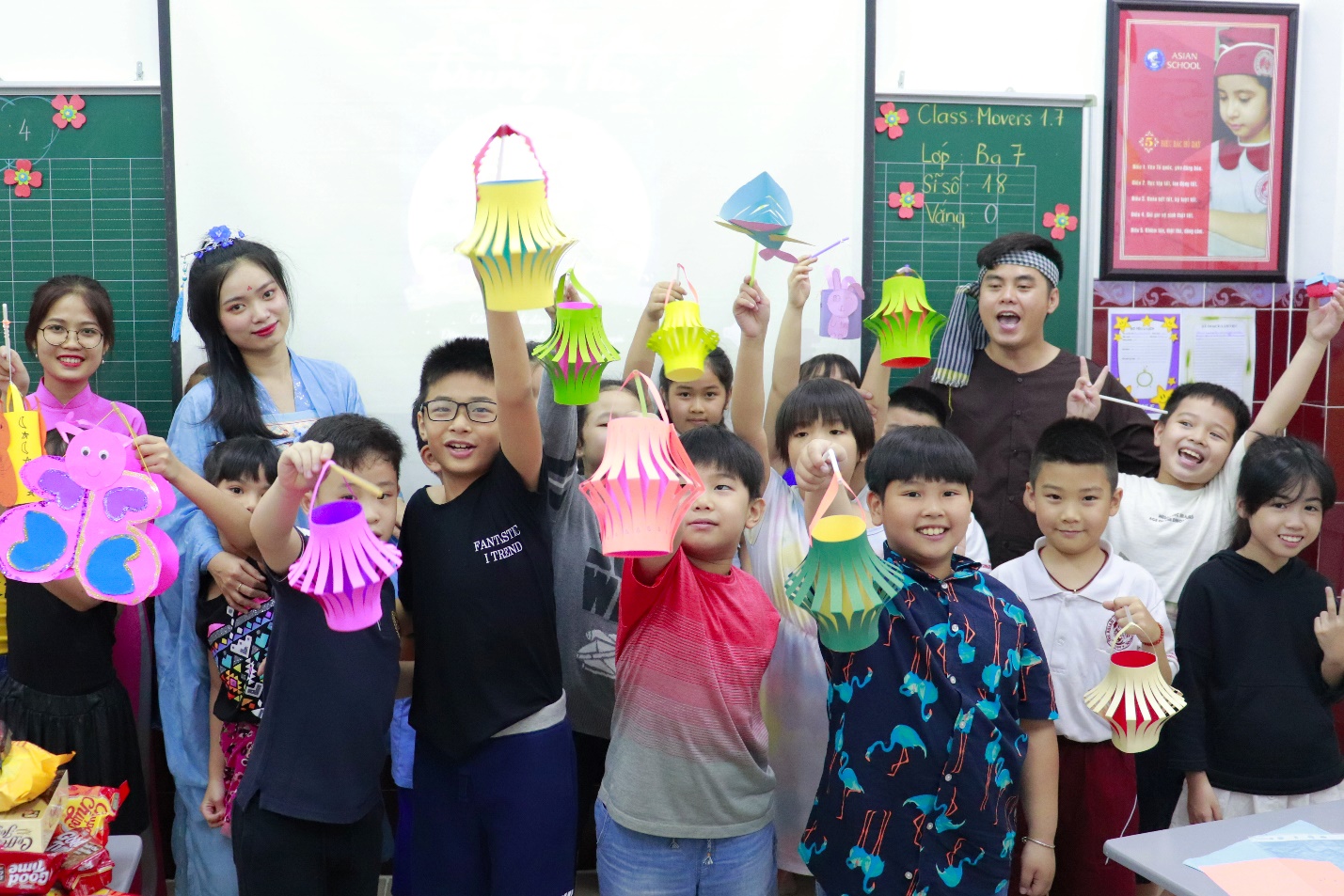 Trở về không khí Tết Trung thu truyền thống cùng học sinh Asian School