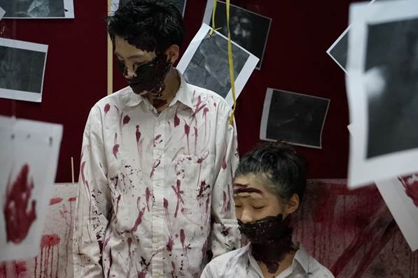 Halloween Asian School -“Nhà ma” rùng rợn thu hút học sinh