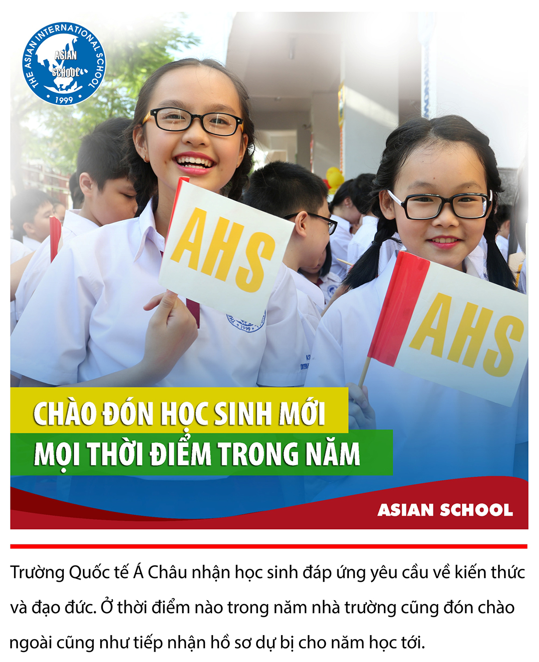 Lễ khai giảng năm học 2017-2018 của Trường Quốc tế Á Châu