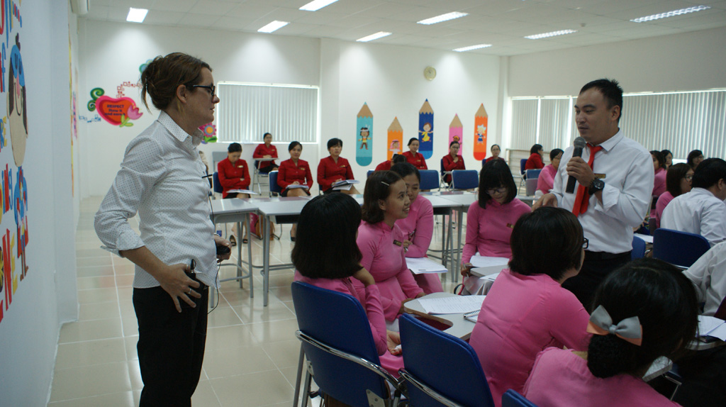 Teachers of the Asian International School took part in a training course with the expert from Oxford University Press