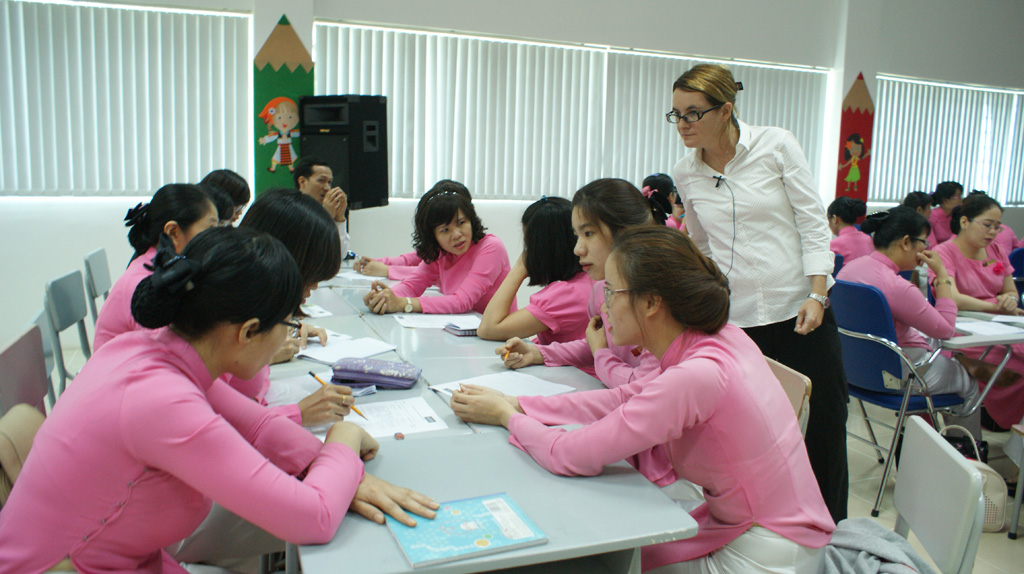 Teachers of the Asian International School took part in a training course with the expert from Oxford University Press