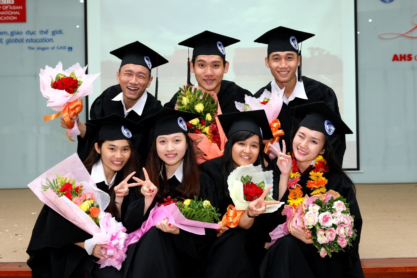 The Asian International School celebrates a high school graduation ceremony of the school year 2013 – 2014...
